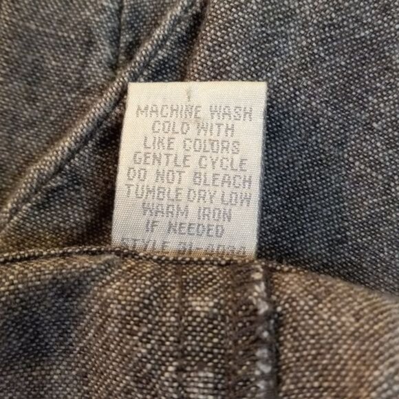 J. Jill XL Women's Linen Jacket Black Long Sleeve Button Front Casual - Picture 8 of 8